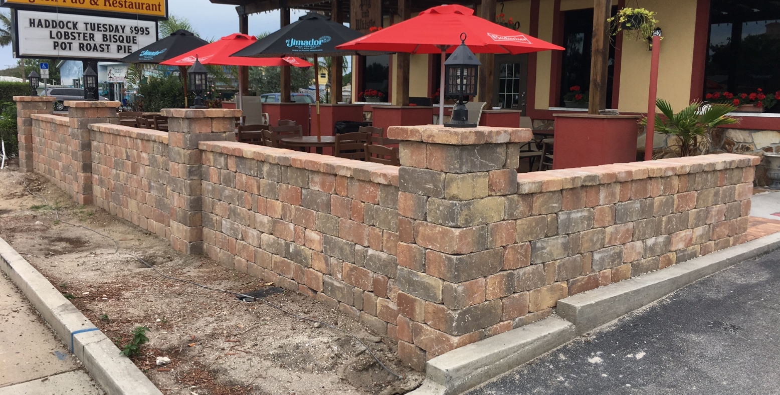 Manicure America Paver Retaining Wall