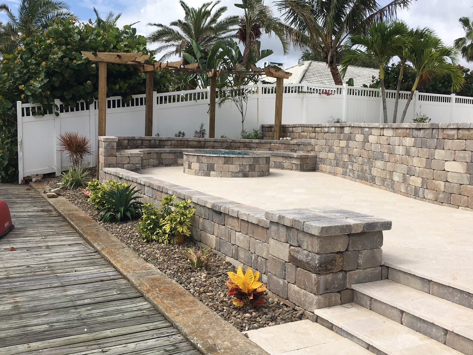 Manicure America Paver Retaining Wall